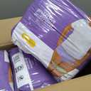 Amazon Basics Postpartum Incontinence Underwear for Women, Maximum Absorbency, Bladder Leak Protection, Soft, Disposable, Odor Control, Comfortable Fit, X-Large, Lavender, 48 Count (3 Packs of 16)