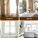 Yafa Home Fashion Heavy Duty Single Standard Adjustable Curtain Rod Hardware Included(White, 66"-128")