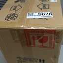 2 Pack Outdoor Column Lights, Traditional Waterproof Garden Post Light Aluminum Modern Fence Pillar Lamp Outdoor External Patio Landscape Glass Post Lantern E26 Fixture (B-Black)