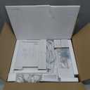 TUTOTAK 2 Tier Printer Stand, Rolling Printer Cart with Power Outlets and USB Ports, Mobile Printer Table with Wheels, for Under Desk, Office, Home, White PS01BW001 (2 Tier(15.7 x 11.8 x 15.4inchs))