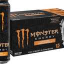 Monster Energy Orange Dreamsicle, Energy Drink, 16 Ounce (Pack of 15) (EXP 02/26/27)