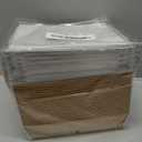 20Pcs Small Charcuterie Boxes with Clear Lids - Paper Mini Charcuterie Boxes To Go, Disposable Food Container with Lid, Dessert Boxes for Sandwich, Cookie, Sushi, Cake Slice, and Strawberries