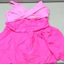 Blooming Jelly Women Plus Size Swimsuit One Piece Swim Dress Tummy Control Bathing Suits Criss Cross Modest Swimwear (XX-Large Plus, Hot Pink)