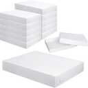 12 Pack Full Sheet Cake Box 26 x 18 x 4 Inch Non Window Bakery Tray Full Sheet Cup Cake Box for Party Bread Display Kitchen Bakery Home Birthday (White)