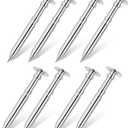 DerbyCraftPro Pinewood Car Axles - Derby Car Axles Mirror-Polished Grooved Pinewood Axles Kit, 1 Inch Size Derby Grooved Car Axles Pine Derby Wheels Axles, Reduced Friction, No Sanding Required -8pcs