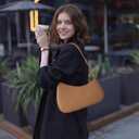 Small Purses for Women Evening,Crescent Shoulder Bag,Going Out Purse, Mini Cute Handbag for Women,Mom Gifts, Brown