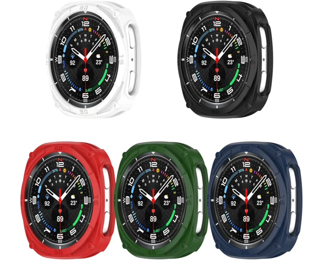 Compatible with Samsung Galaxy Watch 8 44mm Cover, Shock-Proof Protector Case Bumper Frame for Samsung Galaxy Watch 8 Accessories [No Screen] (5-Pack)