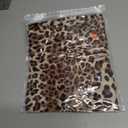Kistore Womens Summer Short Sleeve Tops Chiffon Blouses Business Casual Top V Neck Tunic Shirts Brown Leopard Print XL (XL)