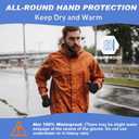 Sukeen Winter Warm Gloves Men Women, Touchscreen Anti-Slip Winter Gloves for Men Cycling Running Hiking Driving Biking (Medium, Black)