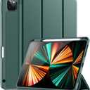 Wenlaty Compatible with iPad Pro 11 Inch Case 4th/3rd/2nd Generation with Pencil Holder, for iPad 11 Pro Case 2022/2021/2020, Trifold Slim Protective Cover with Soft TPU, Auto Wake/Sleep, Pine Green