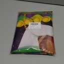 Mardi Gras Football Backdrop Banner  Touch Down Party Background Banner for Mardi Gras Decorations, Football Theme Photo Backdrop for Birthday Tailgate Party Decor 70.87" x 43.3"