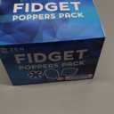 Fidget Poppers Pack 50 Pcs Fidget Toys, Party Favors for Kids 8-12, Stocking Stuffers, Bulk Sensory Toys for Classroom Treasure Box Prizes, Goodie Bags, Birthday Gifts