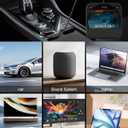 ENVYCLOUD Portable Car CD Player with USB/AUX Port,External CD Player Compatible with Car Radio Stereo, Laptop, TV, Computer,Universal for Vehicle with Adapter (Black)
