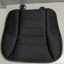 kingphenix Car Seat Cushion with 1.2inch Comfort Memory Foam, Seat Cushion for Car and Office Chair (Black)