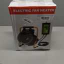 Greenhouse Heater with Digital Thermostat, Grow Tent Heaters, Overheat Protection, Fast Heating for Green House, Flower Room, Yellow-Black