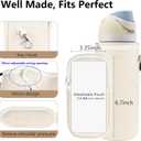 Water Bottle Carrier Bag with Strap for Owala FreeSip 24/32oz with Detachable Phone Pocket for Owala Accessories 24/32oz Water Bottle Sleeve for Walking Camping Gym