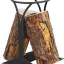 SnugNiture Firewood Kindling Splitter 9IN, Manual Kindling Log Splitting Tool, XL Cast Steel Log Splitting Wedge, Hand Sturdy Firewood Cutter, Splits Firewood Safely and Easily