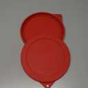 Sophico Round Silicone Storage Cover Lids Replacement for Anchor Hocking and Pyrex 7402-PC, 7 Cup Glass Bowls (Container not Included) (Red - 2 pack)