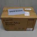 Ruckae 16oz 8 Pack Juice Bottles, Glass Bottles Juicing with Lids, Smoothie Cup Lids and Straws, Water Bottle Mason Jar Drinking Glasses for Juicing, Smoothies, Kombucha (Transparent)