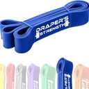 Draper's Strength Heavy Duty Resistance Stretch Loop Bands for Powerlifting Workout Exercise and Assisted Pull Ups (#06 Blue)