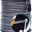 A ANLEOLIFE 5-Pound Heavy Duty Square .105-Inch-by-1038-ft String Trimmer Line in Spool, with Bonus Line Cutter