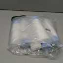 5 Gallon Trash Bags Drawstring 1.1 Mil - 120 Count 18 Liter Small Garbage Bags for Bathroom, Strong Unscented White Plastic Wastebasket Bin Liners for Kitchen Office Toilet and Bedroom