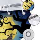 pinata Halloween Shower Curtain Set, Halloween Bathroom Set 4, Bathroom Decor Sets with Shower Curtain and Rugs Accessories, Ghost Curtains for Bath Decor