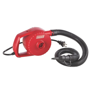 120-Volt Universal Electric Air Pump with Extension Hose, Boston & Pinch Valve Adapters Included, Inflate & Deflate Airbeds & Inflatables