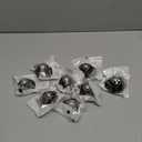 PlusRoc 8 Pack Self Adhesive Caster Wheels 1 Inch for Appliance Sliders Rollers, Load Capacity 28LBS Per Wheel, Low Profile Swivel Wheels for Furniture Storage Bins, Black