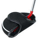 BIG TEETH Lightweight Mesh Golf Driver Headcovers Golf Fairway Wood Hybird Head Covers Club Protecter Putter Cover Full Black for All Black