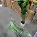 Yepdin Faux Fiddle Leaf Fig Tree 6 FT - Artificial Ficus Tree with Tall Artificial Plants Large 69 Fiddle Leaves - Lifelike Fake Trees for Home Decor Living Room Indoor Outdoor
