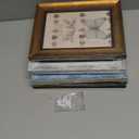 XUANLUO 5x7 Picture Frames Set of 4 Rustic Retro Photo Frame with HD Plastic Cover for Wall Mount and Tabletop Display Family Friends Wedding Gift (Mix Color-4pcs)