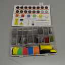 354 PCS 1 Inch Wet Dry Sanding Discs Drums Grit 60-10000 Dremel Sanding Discs Hook and Loop for Electric Rotary Tool