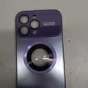 Magnetic for iPhone 16 Pro Max Case, Compatible with MagSafe, Built-in Camera Lens Protector, Logo View, Military Grade Drop Protection Phone Cover, Sierra Blue