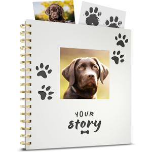 New Puppy Gift  Keepsake Dog Memory Book & Photo Album | Gift for New Puppy Owners, Dog Moms & Dads | Puppy Journal, Planner & Scrapbook