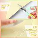 4 Pcs 36 x 12 Inches School Locker Magnetic Wallpaper Removable Locker Accessories Decor Wall Magnetic Sticker Trimmable Easy Install for Student School University Office(Milky White)