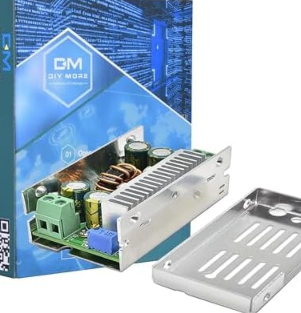 diymore Synchronous Buck Converter 200W 15A DC-DC 8-60V to 1-36V Power Supply Step Down Module