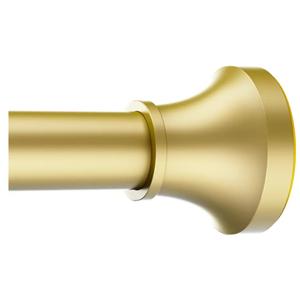 Adjustable Shower Curtain Rod 31-104 Inch, Never Rust Stainless Steel Gold Tension Rod, 1" Heavy Duty No-Drill for Bathroom, Kitchen & Closet