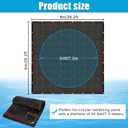 24ft Leaf Net Cover for Round Above Ground Pool - Winter Cover Mesh Cover26.2 ft Mesh Swimming Pool CoverPool Safety Net Fits 24FT Above Ground Pools,Cover Size: 26.2 X 26.2 FTSquare Net