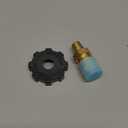 GASPRO Propane Tank Gas Fitting for Regulator and Hose, POL x 1/4" Male NPT, Excess Flow, Solid Brass