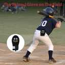 Baseball Sliding Mitt Youth - Black Grimace Design Sliding Guard - Baserunner Protection for Youth Teenage Players- Durable and Washable