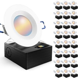 Sunco 12 Pack 6 Inch LED Can Lights, Retrofit Recessed Lighting, Smooth Trim, 965 LM, 13W (75W Equivalent), 3000K Warm White, Dimmable, Damp Rated UL