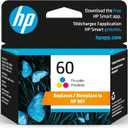 HP 60 Tri-color Ink Cartridge For Printers | Works with DeskJet D1660, D2500, D2600, D5560, F2400, F4200, F4400, F4580; ENVY 100; OfficeJet J4500, J4680, 4500; PhotoSmart C4600, C4700, D110a | CC643WN