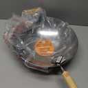 JOYCE CHEN Classic Series 14-Inch Round Bottom Carbon Steel Wok with Birch Handles