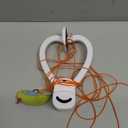 Interactive Cat Toys for Indoor Cats: Automatic Flying Bird Feather Wand Chase Exercise Enrichment Stimulation, USB Rechargeable Durable Safe Hanging Toy for Bored Kittens Adult Multi Cat Households (White)