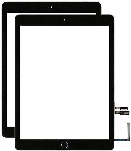 for iPad 6 6th Gen Screen Replacement A1893 A1954 2018 2 Pack Digitizer 9.7 Inch, for iPad 6th Generation Touch Glass with Home Button (Black)