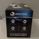 RESTECK Massagers for Neck and Back with Heat - Deep Tissue 3D Kneading Pillow, Electric Shiatsu Shoulder Massage, Foot, Legs,Body - Relieve Muscle Pain - Office, Home & Car (Black/Grey)