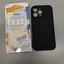 LOVE 3000 Designed for iPhone 16 Pro Max Case, Premium Silicone with [Soft Anti-Scratch Microfiber Lining] Shockproof Protective Phone Case for Men Women Girls 6.9", Black