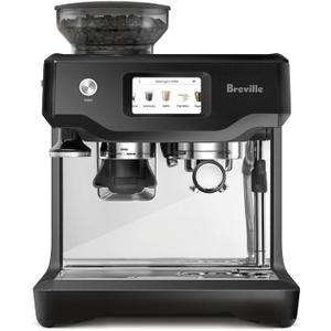 Breville BES880BTR Barista Touch Espresso Machine, Black Truffle
Pull barista-quality espresso shots, lattes and cappuccinos at home with semi-automatic coffee maker with built-in grinder
