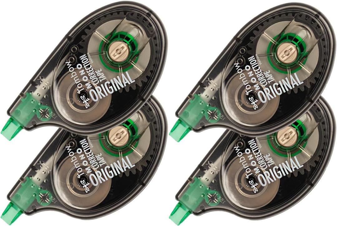 Correction Tape, White, 6-Count, Make Instant Corrections With No Drying Time